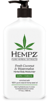 Увлажняющий лосьон HEMPZ кокосово-арбузный 500 мл - Beauty Business - Выбор профессионалов!