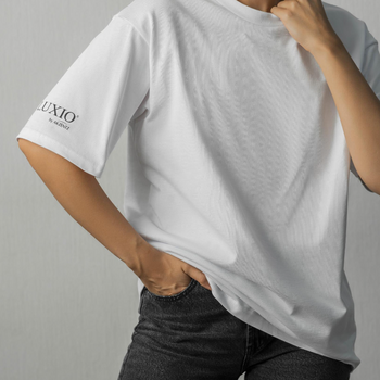 Футболка белая LUXIO OVER SIZE Премиум - Beauty Business - Выбор профессионалов!